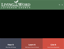 Tablet Screenshot of livingwordmontrose.com